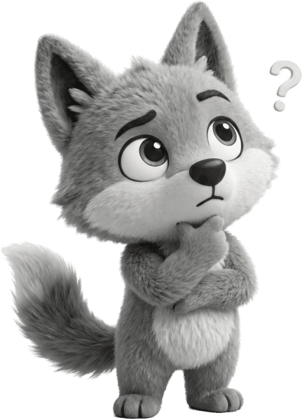 Wolfie looking curious